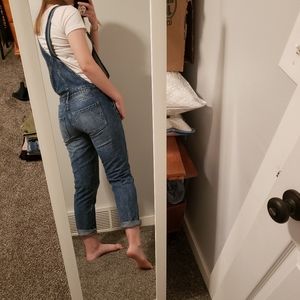 Aeropostale Jeans - Aeropostale Dark Wash Ripped Denim Overalls Aeropostale Jeans - Aeropostale Dark Wash Ripped Denim Overalls